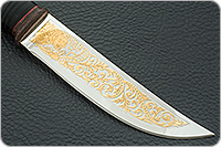 Нож Монблан-2 наборная кожа, 95х18, текстолит : фото 4