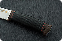 Нож Монблан-2 наборная кожа, 95х18, текстолит : фото 6