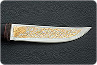 Нож Монблан-2 наборная кожа, 95х18, текстолит : фото 7