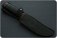 Нож Монблан-2 наборная кожа, 95х18, текстолит : фото 10