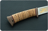 Нож Пикник береста, 95х18, текстолит : фото 5