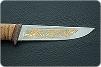 Нож Пикник береста, 95х18, текстолит : фото 7