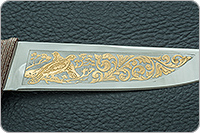 Нож Пикник береста, 95х18, текстолит : фото 8