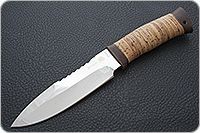 Нож Спас-1 береста, текстолит, золочение клинка : фото 2