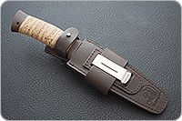 Нож Спас-1 береста, текстолит, золочение клинка : фото 10