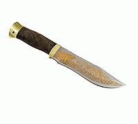 Нож Тайга кап березовый, 95х18, латунь : фото 2