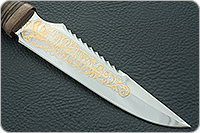 Нож Федерал наборная кожа, 95х18, текстолит : фото 4