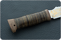 Нож Федерал наборная кожа, 95х18, текстолит : фото 5