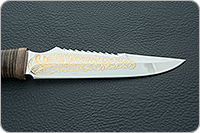 Нож Федерал наборная кожа, 95х18, текстолит : фото 7