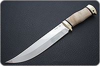 Нож Атаман кап березовый, 95х18, латунь : фото 2