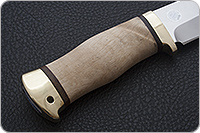 Нож Атаман кап березовый, 95х18, латунь : фото 5