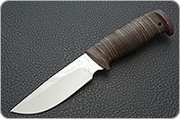 Нож Сталкер наборная кожа, 95х18, текстолит : фото 2