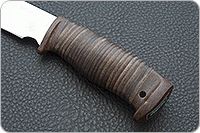 Нож Сталкер наборная кожа, 95х18, текстолит : фото 6