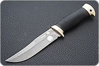 Нож Марал наборная кожа, латунь, золочение клинка : фото 2