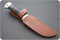 Нож Марал наборная кожа, латунь, золочение клинка : фото 10