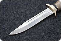 Нож Разведчик кап березовый, 95х18, латунь : фото 3