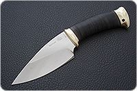 Нож Утес наборная кожа, 95х18, латунь : фото 11