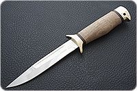 Нож Разведчик орех, латунь, без золочения : фото 2