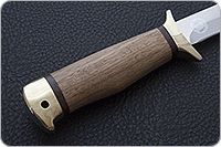 Нож Разведчик орех, латунь, без золочения : фото 5