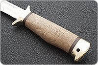 Нож Разведчик орех, латунь, без золочения : фото 6