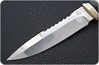 Нож Спас-1 наборная кожа, 95х18, латунь : фото 3