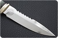 Нож Спас-1 наборная кожа, 95х18, латунь : фото 4