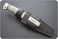 Нож Спас-1 наборная кожа, 95х18, латунь : фото 10