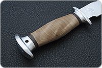 Нож Спас-6 кап березовый, 95х18, алюминий : фото 5