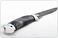 Нож Риф стабилизированный кап, дамаск, алюминий : фото 2