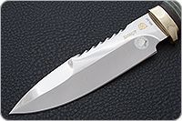 Нож Спас-1 наборная кожа, 95х18, латунь : фото 3