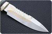 Нож Спас-1 наборная кожа, 95х18, латунь : фото 4