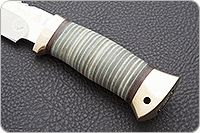 Нож Спас-1 наборная кожа, 95х18, латунь : фото 6