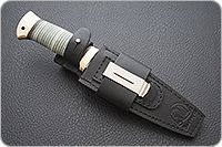 Нож Спас-1 наборная кожа, 95х18, латунь : фото 10