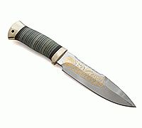 Нож Спас-1 наборная кожа, 95х18, латунь : фото 11