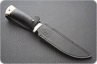 Нож Горностай наборная кожа, 95х18, латунь : фото 9