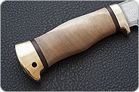 Нож Ермак кап березовый, латунь, без золочения : фото 5