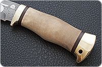 Нож Ермак кап березовый, латунь, без золочения : фото 6