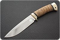 Нож Артыбаш береста, 95х18, латунь : фото 2