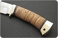 Нож Артыбаш береста, 95х18, латунь : фото 6