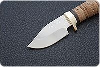 Нож Малек береста, 95х18, латунь : фото 3