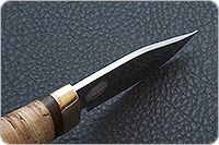 Нож Малек береста, 95х18, латунь : фото 7