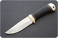 Нож Малек-2 наборная кожа, 95х18, латунь : фото 2