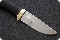 Нож Малек-2 наборная кожа, 95х18, латунь : фото 4