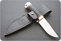 Нож Малек-2 наборная кожа, 95х18, латунь : фото 8