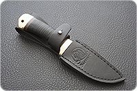 Нож Малек-2 наборная кожа, 95х18, латунь : фото 9