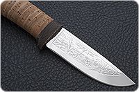 Нож Малек-2 береста, текстолит, без золочения : фото 4