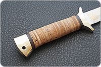 Нож Разведчик береста, 95х18, латунь : фото 5