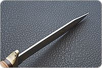 Нож Разведчик береста, 95х18, латунь : фото 8