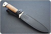 Нож Разведчик береста, 95х18, латунь : фото 10