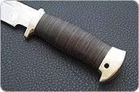 Нож Спас-4 наборная кожа, 95х18, латунь : фото 6